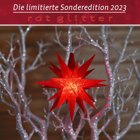 A1e red glitter - special edition 2023