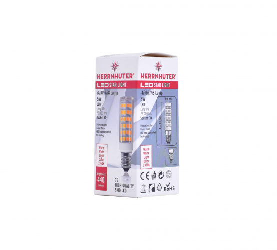 LED Lampe E14, 5W, kaltwei fr i4-i8