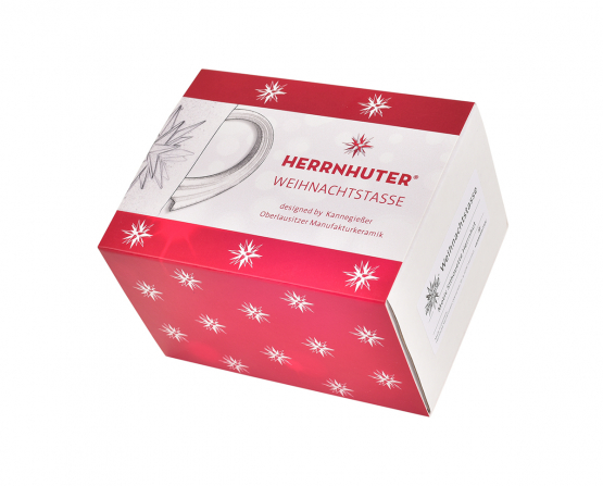 Weihnachtstasse, gr�n mit Manufaktur